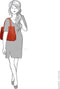 GiGi Fratelli Romance Business shopper orange