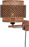 GOOD&MOJO Wandlamp Bhutan - Bamboe - Ø25cm - Binnen