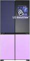 LG GMV960NNME - Amerikaanse koelkast - InstaView MoodUP Bluetooth speaker - 617L