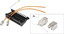 Renkforce KS10 8 poorten Netwerk-patchbox CAT 6A 1 HE
