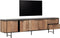 DTP Home TV stand Soho large, 4 doors, 2 drawers,60x230x40 cm, recycled teakwood and mortex