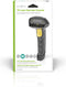 Nedis Barcode Scanner – 1D Laser – Bedraad – USB 2.0 – Plug & Play – Zwart