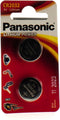 Panasonic CR2032 - Lithium batterij 3V 225mAh - (2 stuks)