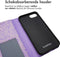 iMoshion Hoesje Geschikt voor iPhone SE (2022) / SE (2020) / 8 / 7 / 6s / 6 Hoesje Met Pasjeshouder - iMoshion Design Bookcase smartphone - Meerkleurig / Purple White Flowers