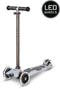 Micro Maxi Micro step Deluxe Flux LED - Kinderstep - LED-wielen - Neochrome Black