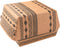 Maori - Hamburgerdoos 115x110x70mm karton bruin