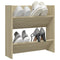Wandschoenenkast 60x18x60 cm spaanplaat sonoma eikenkleurig
