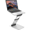 LuxeBass LB569 - Verstelbare Laptopstandaard - Ergonomisch met Warmteafvoer - Zilver