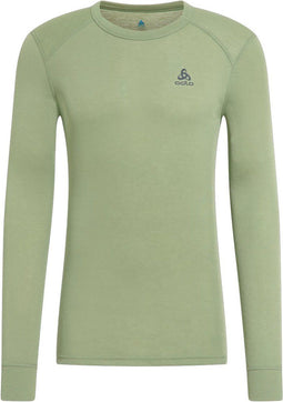 ODLO ACTIVE WARM ECO - Longsleeve Crew Neck - 100% gerecycled polyester - black - matte green (2 stuks)