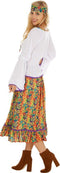 Dressforfun Lady Love & Peace - Vrouwenkostuum - Hippie stijl - XXL