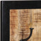 vidaXL - Kapstok - 40x2x80 - cm - massief - ruw - mangohout