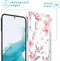 iMoshion Hoesje Geschikt voor Samsung Galaxy A54 (5G) Hoesje Met Koord - iMoshion Design Hoesje met Koord - Roze / Blossom Watercolor