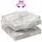 vidaXL - Salontafel - 360 - graden - draaibaar - 70x70x34,5 - cm - betongrijs