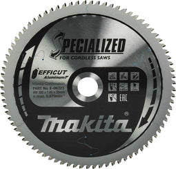 Makita E-06323 Cirkelzaagblad 260 x 30 x 1.85 mm Aantal tanden: 81 1 stuk(s)