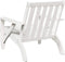 vidaXL - Tuinstoel - Adirondack - 75x77x77 - cm - massief - grenenhout - wit