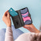 iMoshion Hoesje Geschikt voor Samsung Galaxy A52 (4G) / A52s / A52 (5G) Hoesje Met Pasjeshouder - iMoshion Luxe Portemonnee - Grijs
