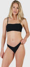 Brunotti Alexissa - Bikini - Bandeau met uitneembare softcups - Zwart - Maat 42