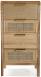 Ladenkast Versa Bruin Rotan Paulownia hout Hout MDF 30 x 77,5 x 40 cm
