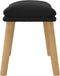 vidaXL - Voetenbank - 45x29,5x35 - cm - fluweel - zwart