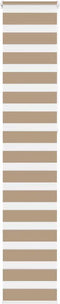 vidaXL - Zebra - Blind - 50x230 - cm - stofbreedte - 55,9 - cm - polyester - zandbruin