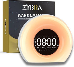 Zybra® Premium Wake Up Light - Digitale Wekker - 20 Helderheidsniveaus - Nachtlampje