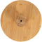 Bamboe Serveerplank op Voet 28 x 9 cm - Borrelplank - Bruin - Rond