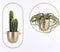 Mica Decorations Dexter - Wandbloempot - Industrieel design - Goud - L34 x B14 x H34 cm