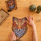 UNIDRAGON Houten Puzzel Voor Volwassenen Dier - Vurige Vos - 197 stukjes - Medium 22x32 cm
