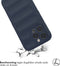 iMoshion Hoesje Geschikt voor iPhone 13 Pro Hoesje Siliconen - iMoshion EasyGrip Backcover - Donkerblauw