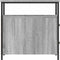 vidaXL - Nachtkastje - 30x60x60 - cm - bewerkt - hout - grijs - sonoma - eikenkleurig