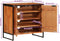 vidaXL - Schoenenkast - 67x38x65 - cm - massief - acaciahout