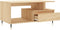 vidaXL - Salontafel - 90x49x45 - cm - bewerkt - hout - sonoma - eikenkleurig