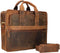 Rat Pack by Orange Fire Leren Laptoptas Aktetas 15.6 inch Bogart Rat Pack OF 558/15 Bruin