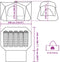 vidaXL - Tent - 5-persoons - waterdicht - grijs - en - oranje