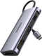 UGREEN 80133 - USB-C Hub 10-in-1 - 4K HDMI Ethernet 1Gbps - Grijs