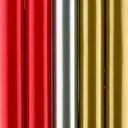 Benza Kerst Assortiment - Cadeaupapier - 5 rollen 70 cm x 200 cm - Goud Rood Zilver