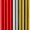 Benza Kerst Assortiment - Cadeaupapier - 5 rollen 70 cm x 200 cm - Goud Rood Zilver