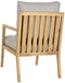 Armstoel DKD Home Decor Natuurlijk Polyester 60 x 80 x 90 cm