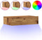 vidaXL - Nachtkastje - 60x35 - cm - spaanplaat - oud - hout