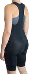 AGU Essential Fietsbroek Dames - Met Bretels - GREEN 95 zeem - Zwart - L