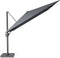 Platinum Sun & Shade – Zweefparasol – Challenger T¹ - 300x300cm – Antraciet – Kantelbaar – 360° Draaibaar – 96% UV protectie