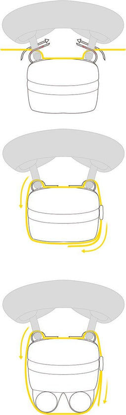 Topeak Elementa Zadeltas 0.3l Zwart