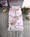 LINNICK Kinder Dekbedovertrek 100% katoen Paris Love - multi 140x200cm - Tiener Dekbedovertrek 1 persoons