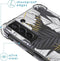 iMoshion Hoesje Geschikt voor Samsung Galaxy S21 Plus Hoesje Met Koord - iMoshion Design Hoesje met Koord - Wit / Zwart / Transparant / Goud / Glamour Botanic