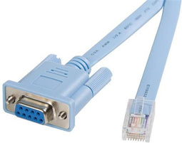 Startech.com - RJ45 naar DB9 - Cisco consolebeheerrouterkabel M/F - Blauw (1,8 m)