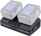 Scheppach SDBC4.5A - Dubbele acculader 4.5A - LED-indicator - 20V