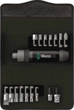 Wera 05072017001 - Slagschroevendraaierset 17-delig - 90 Nm met uitgebreide accessoires (1 set)