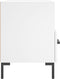 vidaXL - Nachtkastje - 40x35x47,5 - cm - bewerkt - hout - wit