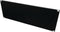 Adam Hall 87224STL - U-front paneel - 1 mm staal - Zwart (1 stuk)