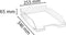 - ref. 113223D - 1 Brievenbak COMBO MIDI - Afmetingen: 34,6 x 25,5x 6,5 cm - voor A4 documenten + -